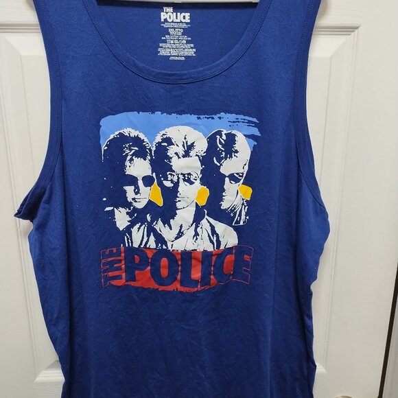THE POLICE BAND MENS MUSCLE TEE - Picture 1 of 4
